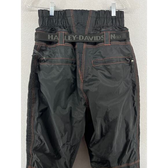 HARLEY DAVIDSON Pants S Waterproof Foul Weather Winter Riding PVC Nylon Black - Picture 9 of 15